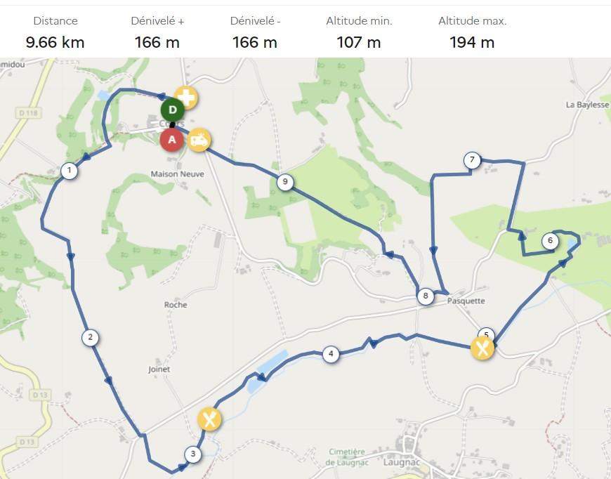 10 km cours